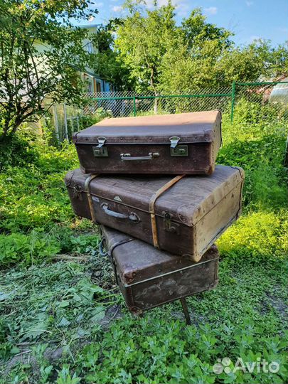 Чемоданы ретро,19-20в. Антиквариат