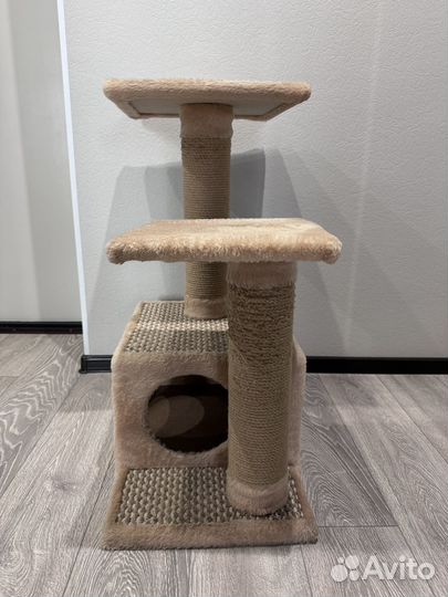 Кошачий домик с когтеточкой бу