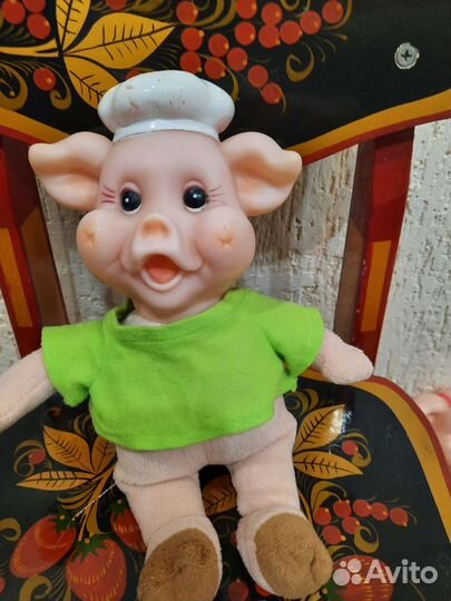 Три поросёнка игрушки СССР