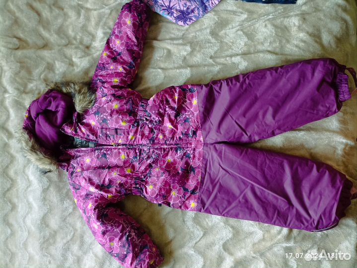 Зимний костюм для девочки 110 -116