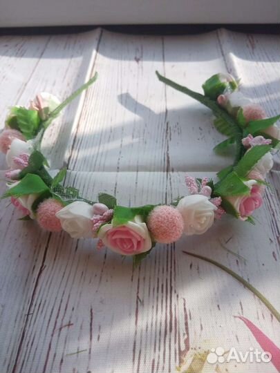 Ободок для девочки ручной работы