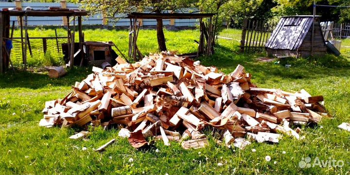 Дрова Ольха от 1 куба с доставкой в Выборге любого