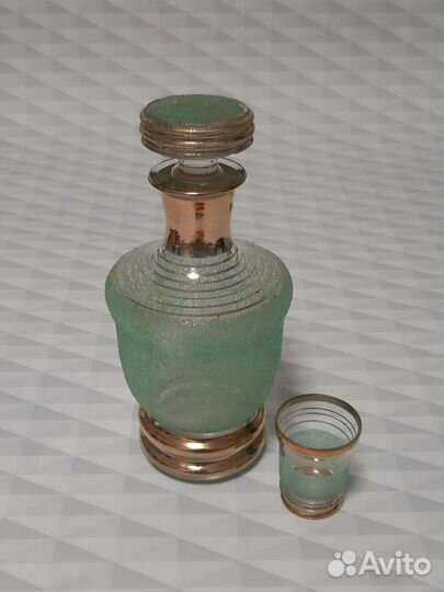 Графин штоф с рюмкой СССР