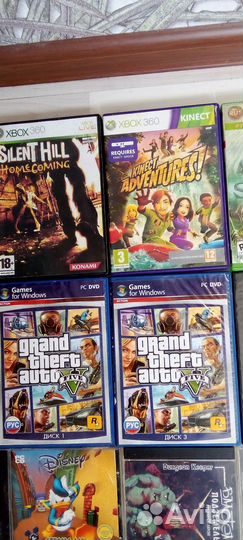 Компьютерные игры на дисках 15 штук