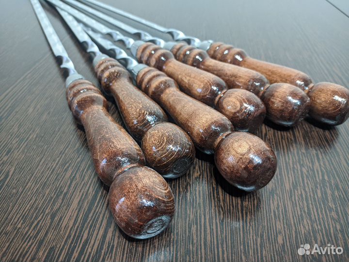 Шампура с деревянной ручкой