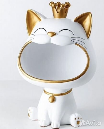 Конфетница -органайзер счастливый кот