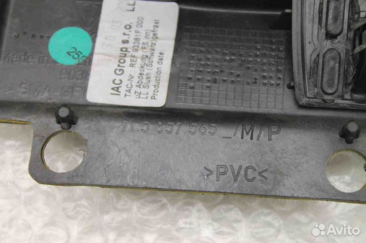 Накладка торпедо левая (кожа текстура, под д