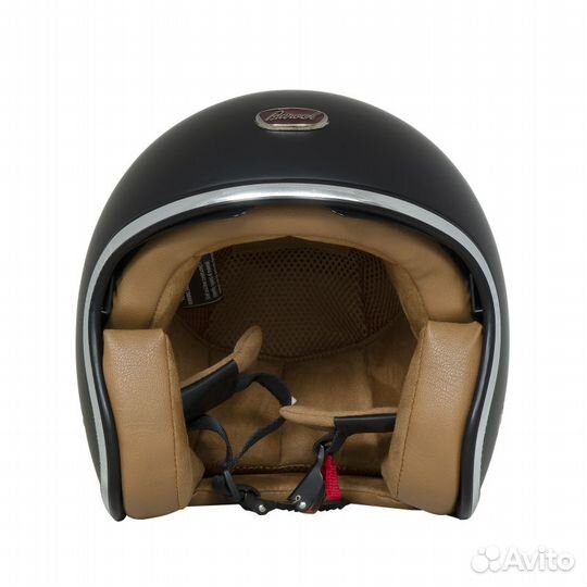 Ретро шлем открытый Beon Black