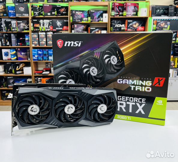 Видеокарта MSI RTX3060ti Samsung гарантия