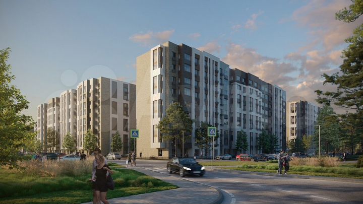 1-к. квартира, 44,3 м², 4/9 эт.