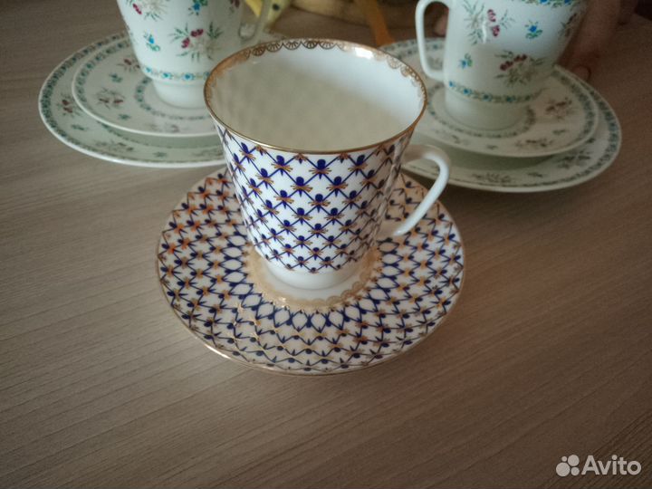 Кофейная пара лфз костяной фарфор