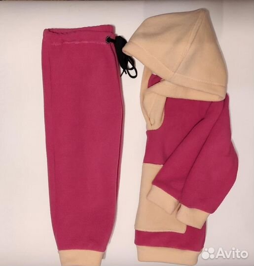 Флисовый костюм для девочки 98