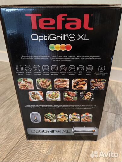 Умный электрогриль Tefal Optigrill+ XL GC722D34