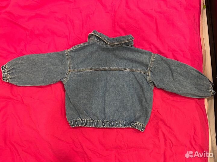 Джинсовая рубашка на девочку, Zara, 98 размер