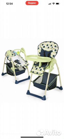 Стульчик для кормления Hauck Sit’n Relax + шезлонг