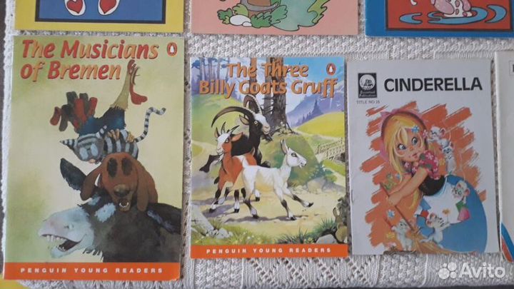 Детские тонкие книжки изуч. английский СССР и 90-е