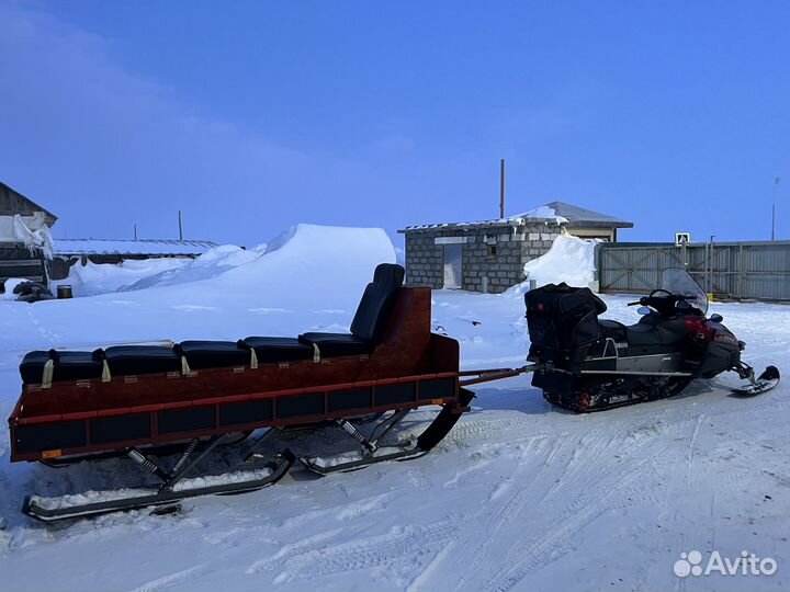 Сани для снегохода пассажирские-грузовые