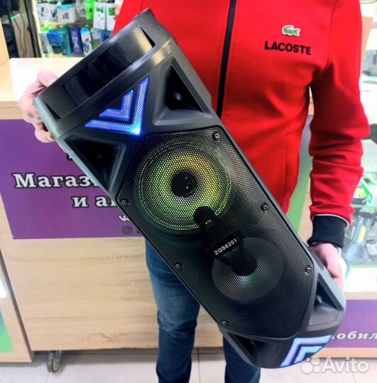 Мощная беспроводная блютуз колонка