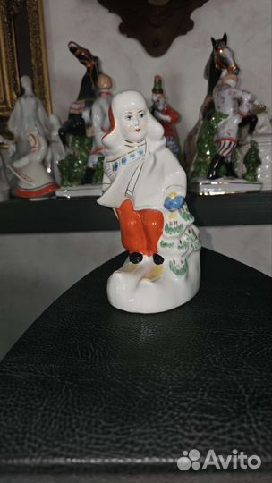 Мальчик на лыжах Лыжник с ёлкой Счастливое детство