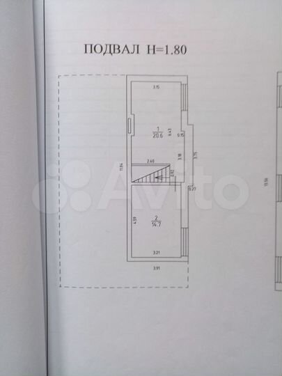 4-к. квартира, 85 м², 1/2 эт.