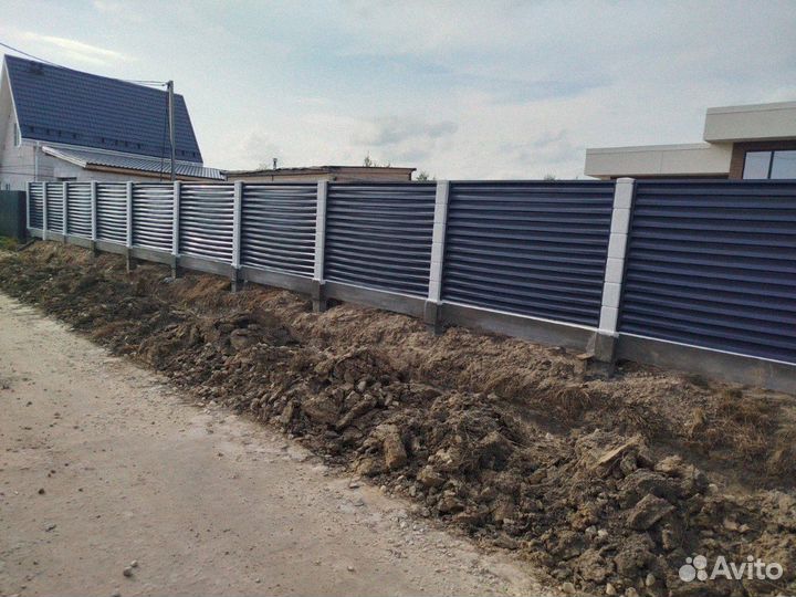 Забор жалюзи ламели