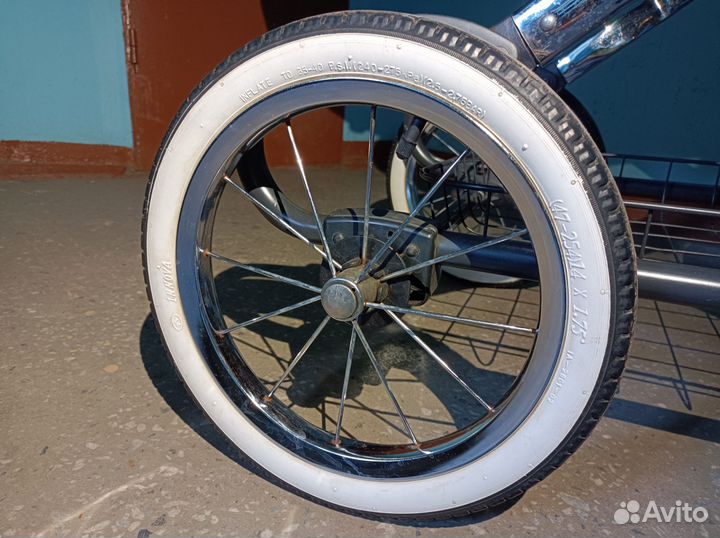 Коляска люлька 1 в 1 складная большие колеса