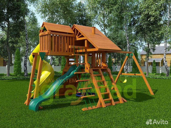 Детская игровая площадка Крепость Фани Deluxe 2