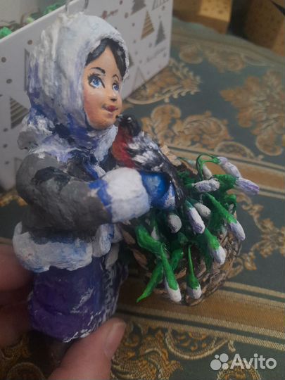 Ватная игрушка