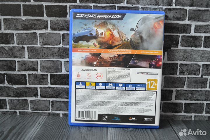 Need for Speed Payback диск PS4