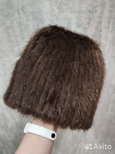 Шапка норковая женская зимняя