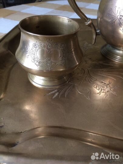 Винтажный индийский сервиз