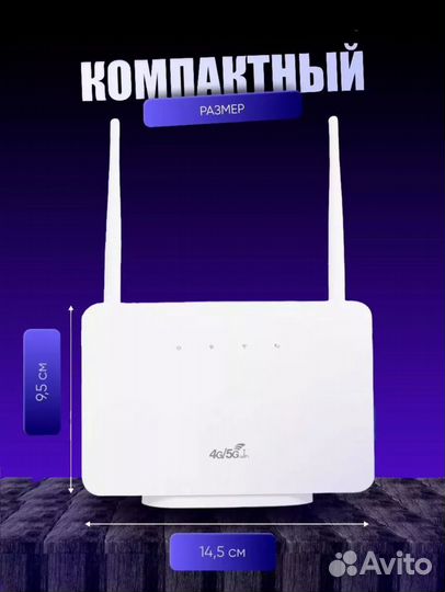 WiFi Роутер 4G LTE сре-106 Под все операторы