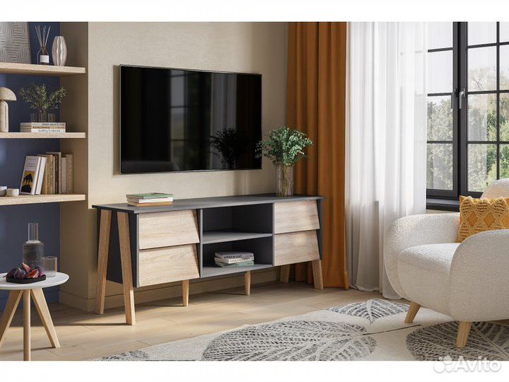 Тв-тумба Маккаби Grey