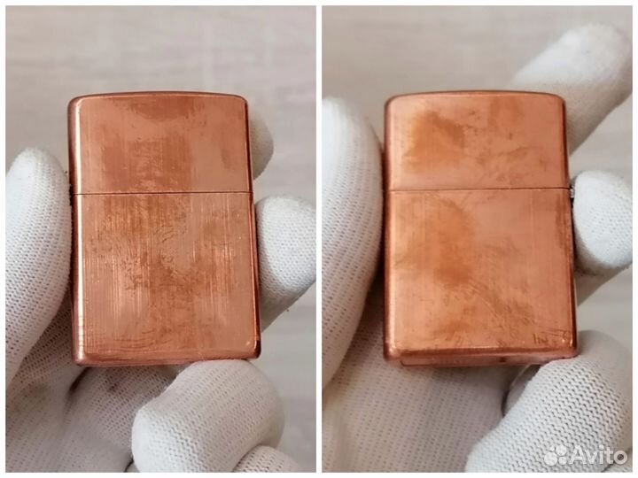 Зажигалка бензиновая/Медь/Copper