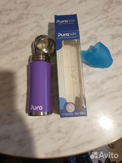 Бутылочка стальная для детей 3+ новая в упаковке