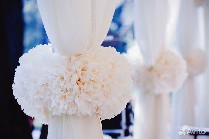 Помпоны из бумаги