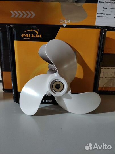 Винт гребной Yamaha 3-5, шаг 6