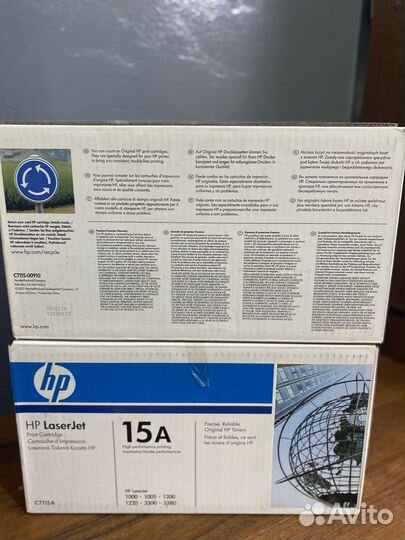 Картридж hp 15a c7115a оригинал