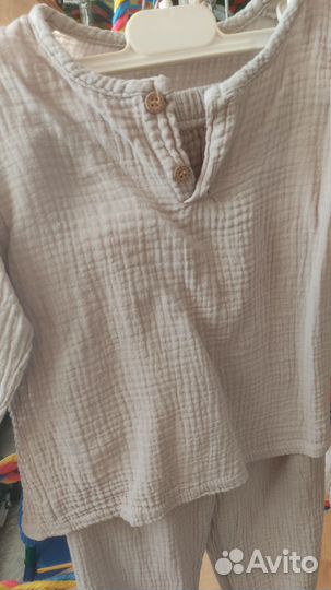 Костюм на мальчика муслин 110