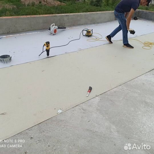 Мембранная кровля в новостройках