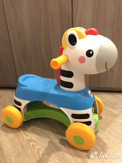 Музыкальная каталка Зебра Fisher price