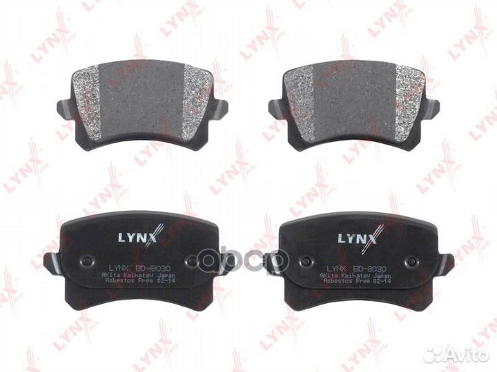Колодки тормозные дисковые BD-8030 lynxauto
