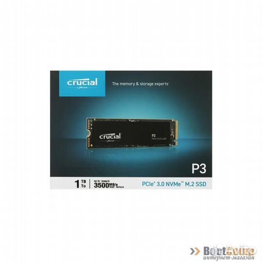 Жесткий диск SSD M.2 1TB Crucial P3 CT1000P3SSD8