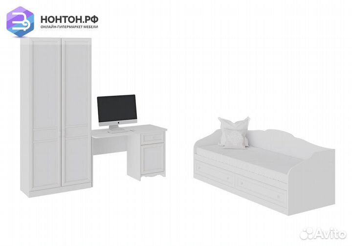 Спальный гарнитур Франческа дуб седан