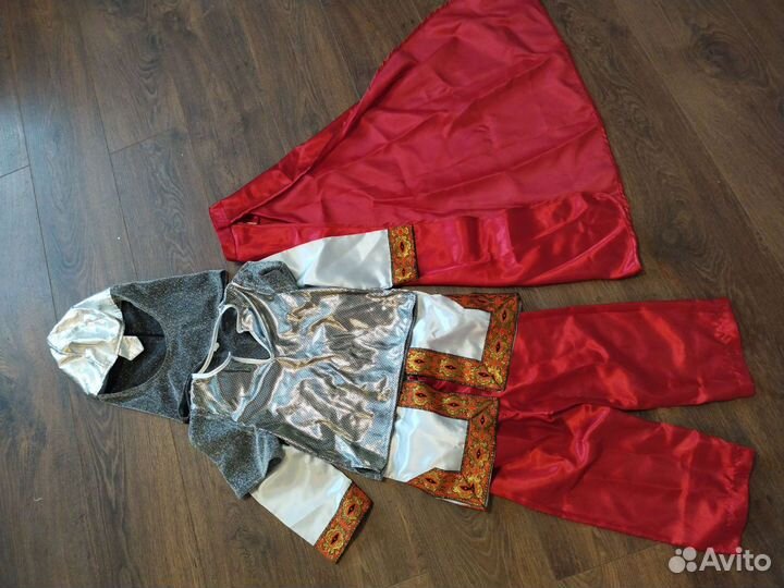 Костюм богатыря 116-128 прокат