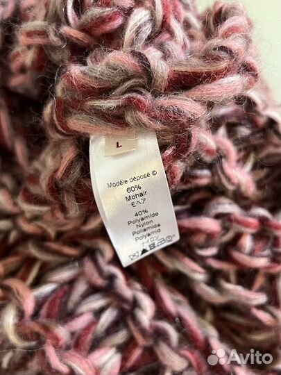 Kenzo новый комплект пончо шарф шапка