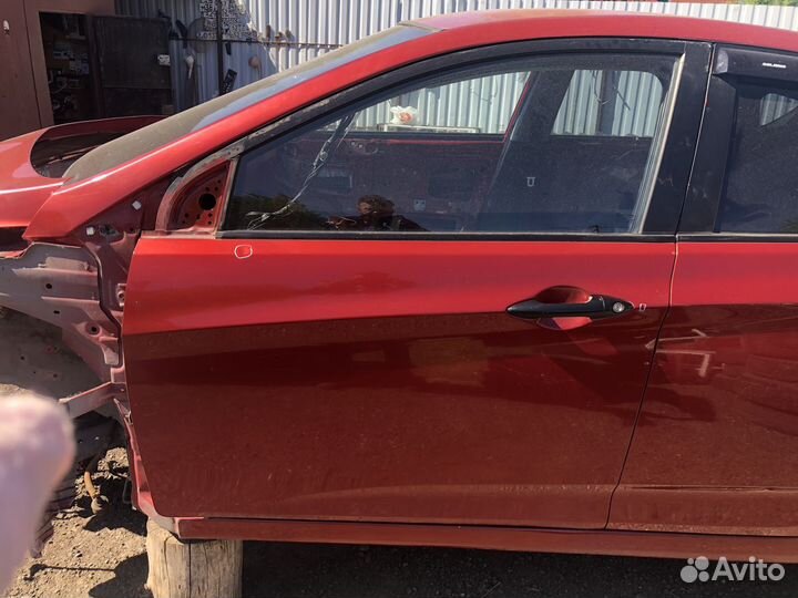 Дверь передняя левая hyundai solaris 1