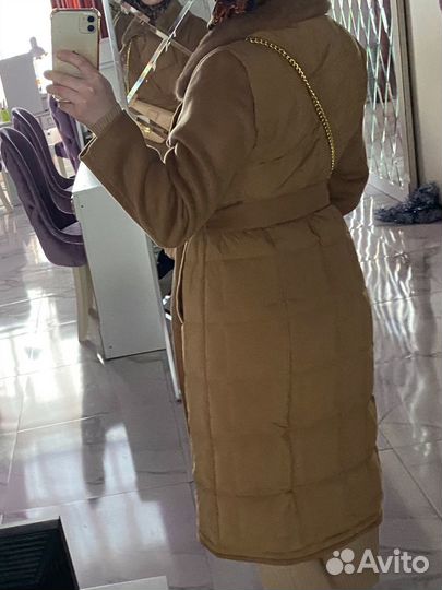 Стеганое пальто max mara