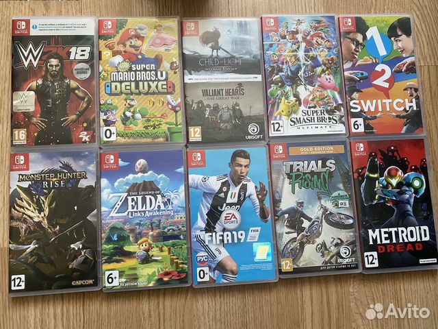 Игры для nintendo switch купить в Москве | Электроника | Авито
