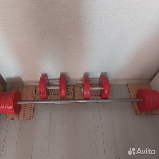 Штанги и гантели бу